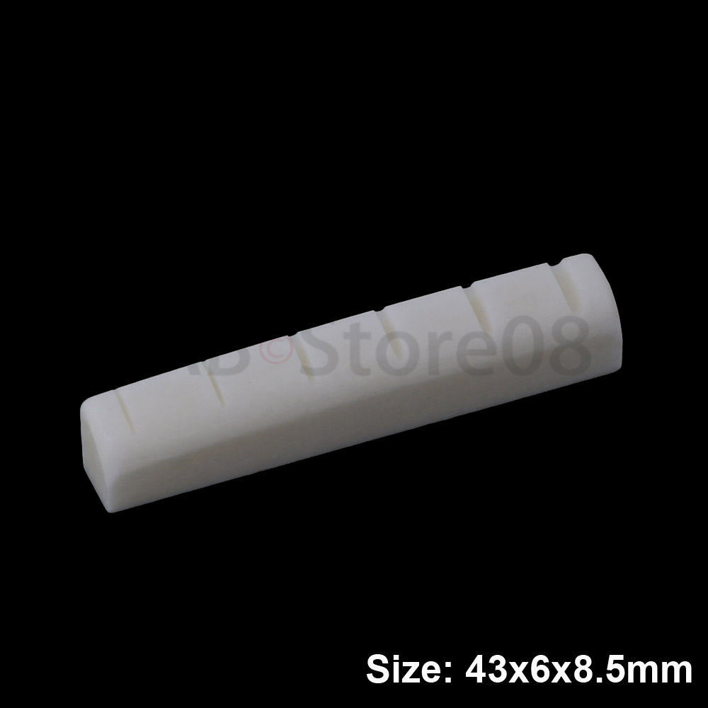 43x6x8.5mm Real Bone Material Slotted Nut for SIGMA Guitar