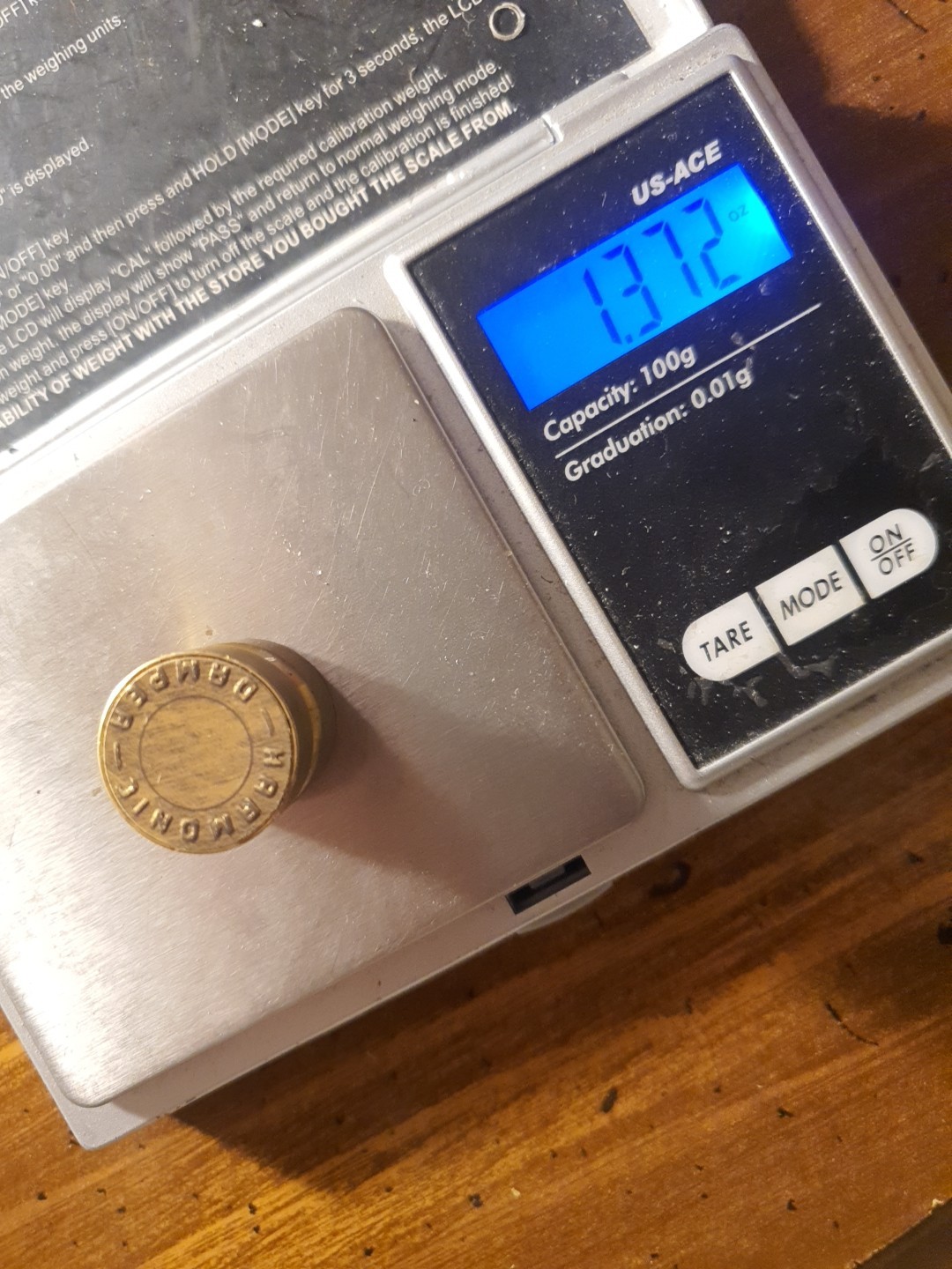 mathews harmonic stabilizer Brass Weights