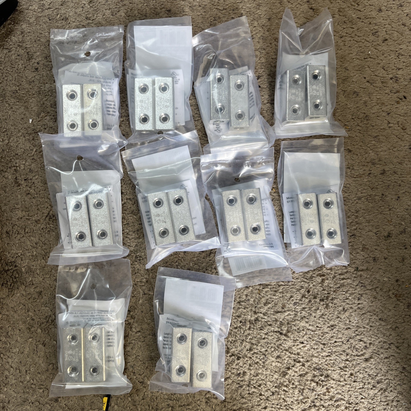 Commercial Electric 14-1/0 AWG Aluminum Dual Rated Splicer/Reducer(10BAG Of 2pk