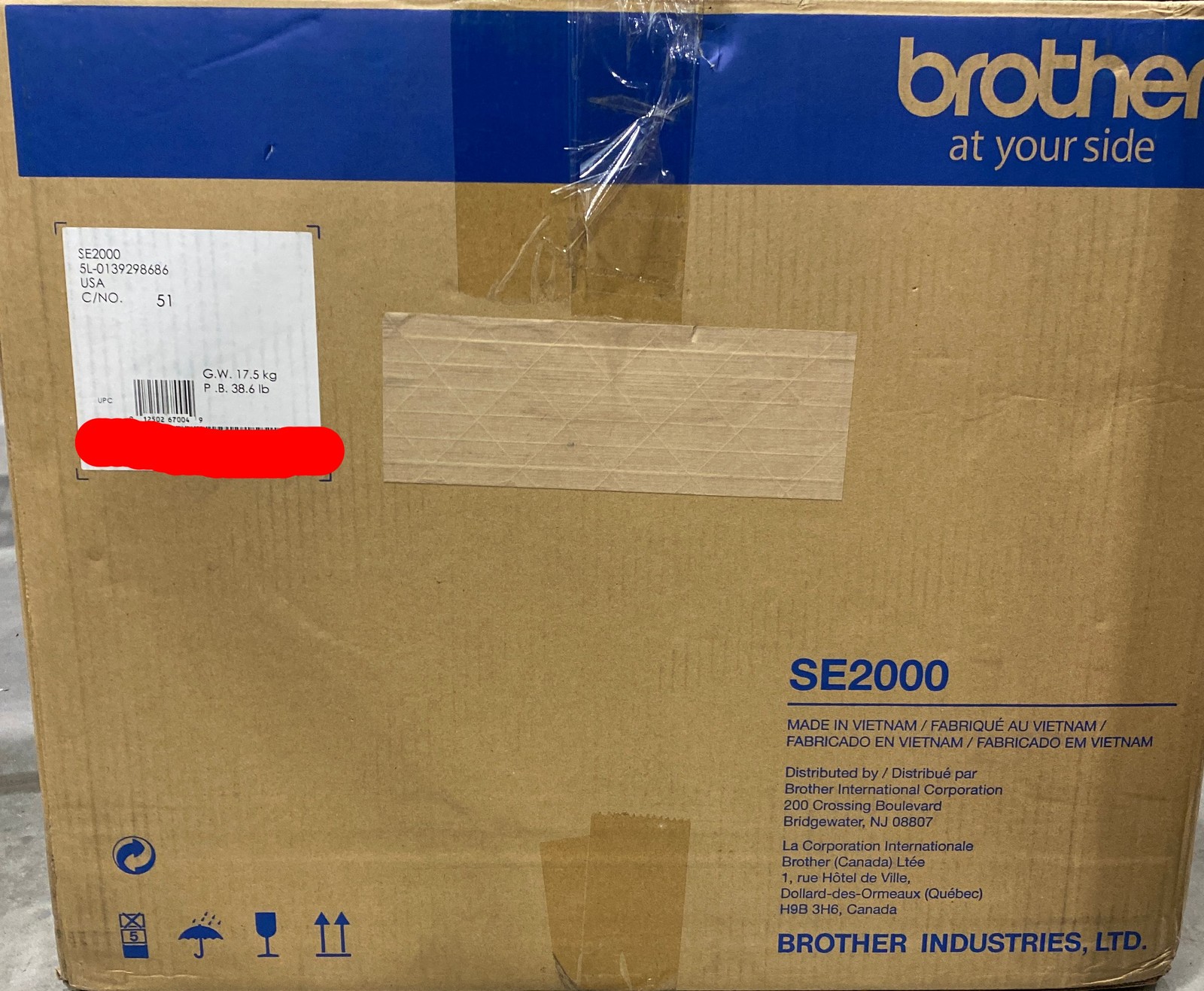 Brother SE200 Computerized Sewing Machine and Embroidery Machine