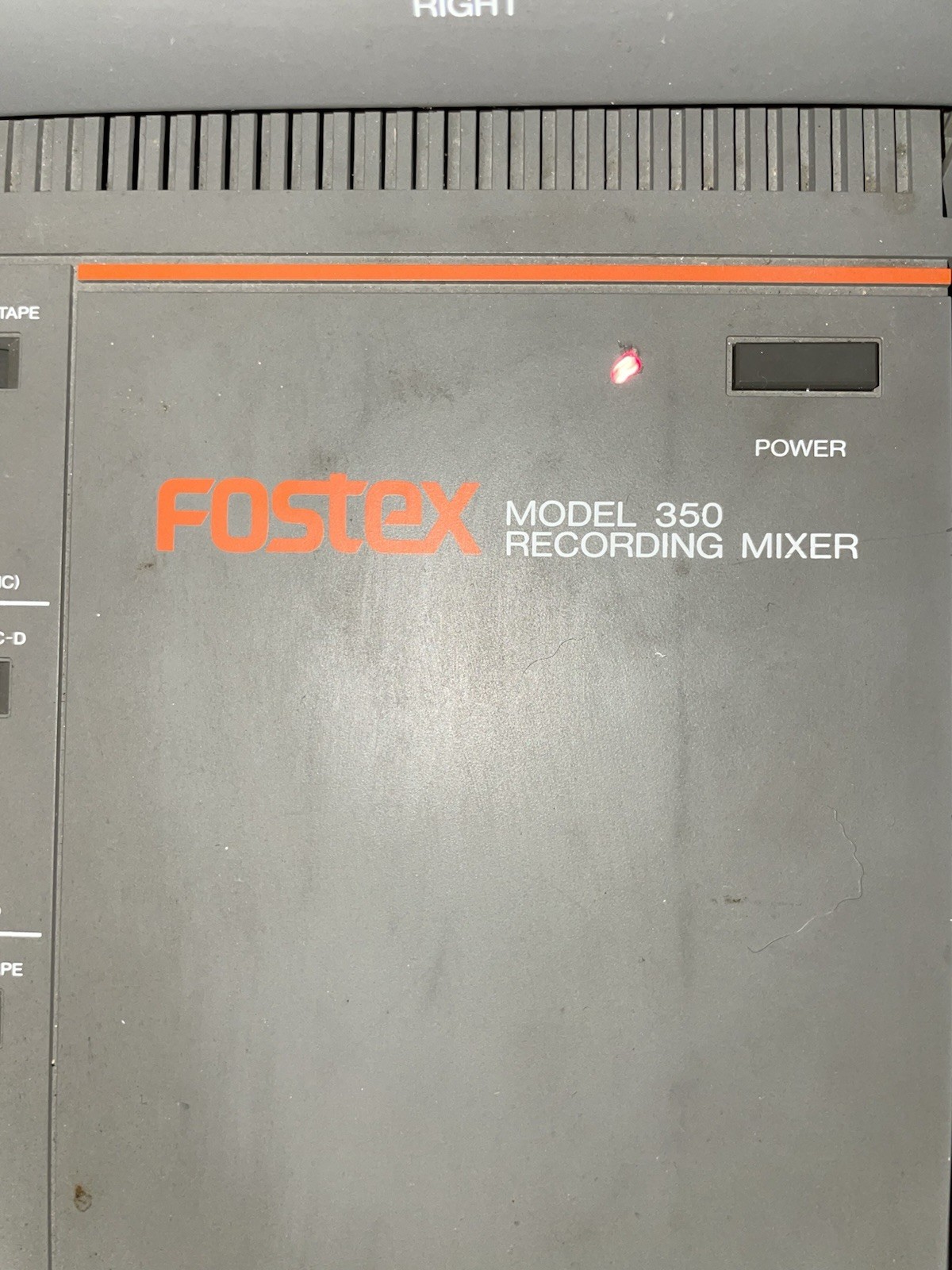 Fostex Model 350 Recording Mixer With Manual