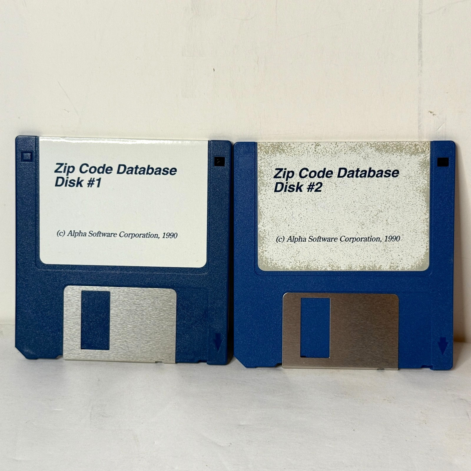 Zip Code Database ©1990 Alpha Software 3.5" Floppy Software *B2G1*