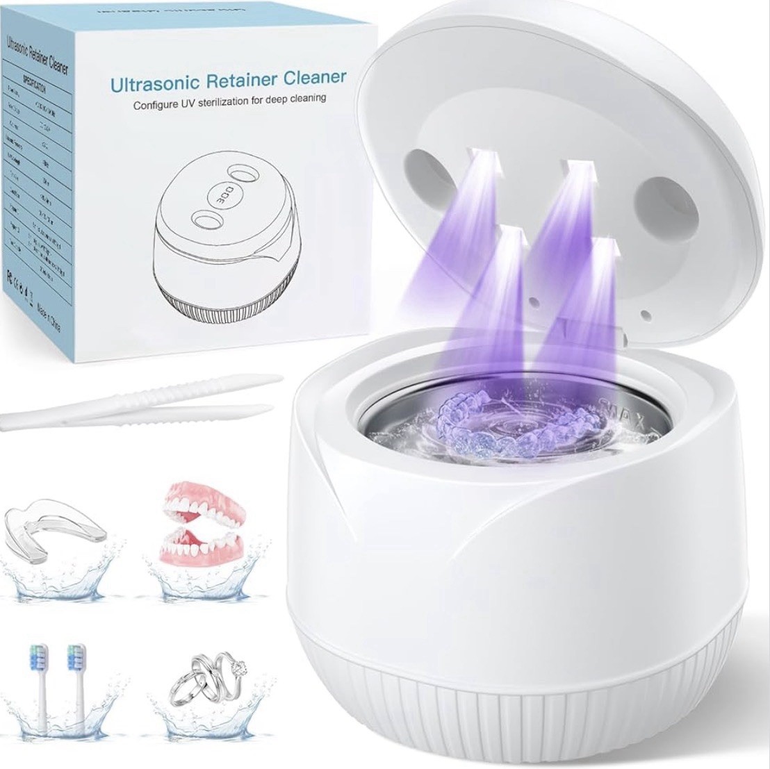 BNIB Ultrasonic Retainer Cleaner Retail $60