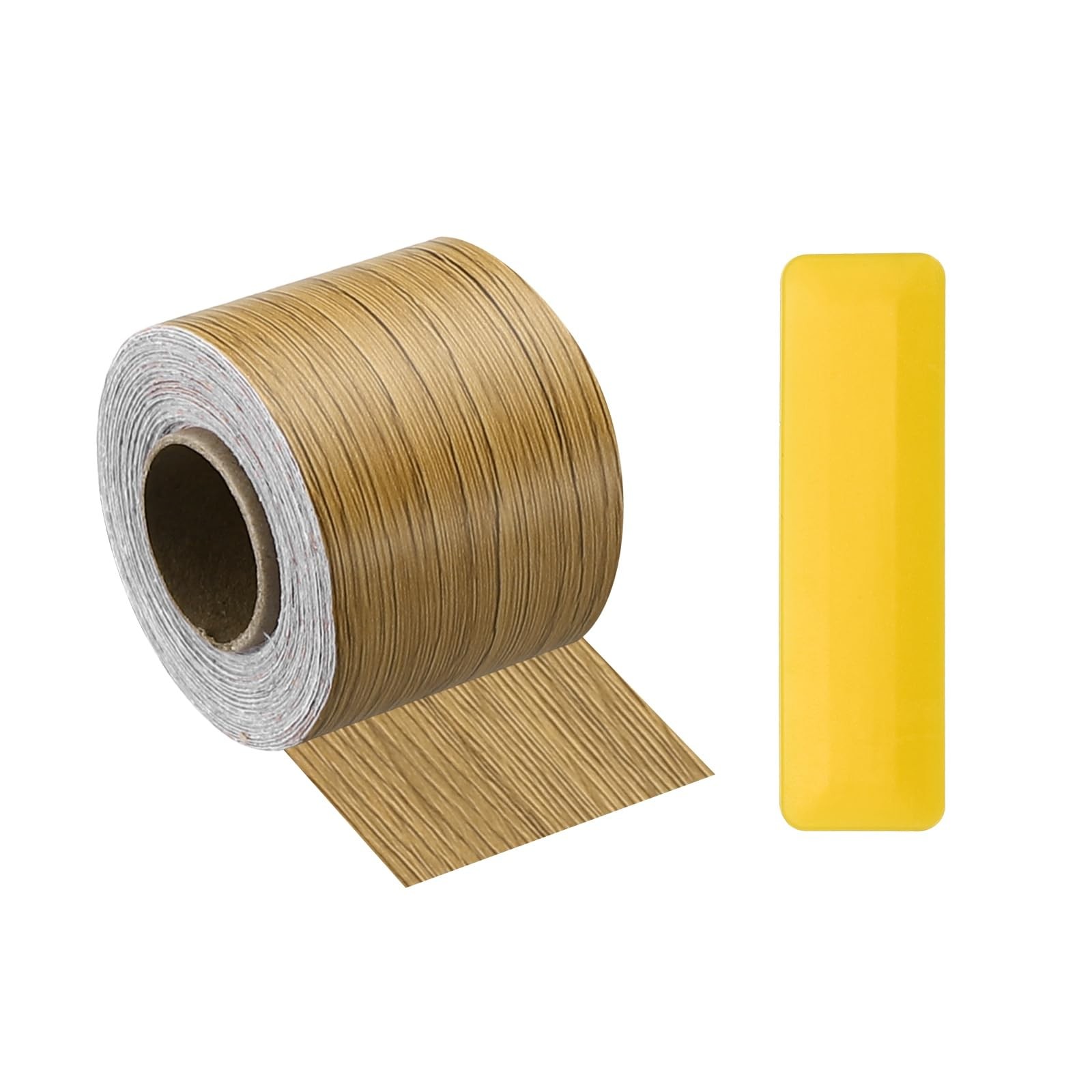 HARFINGTON Wood Grain Tape Yellow Teak 2" x 33ft