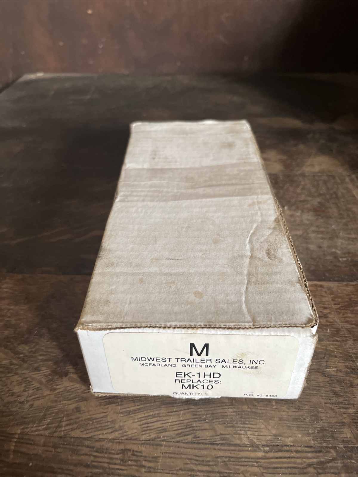 NOS Midwest Trailer Sales Brake Shoe Kit EK1HD Replaces MK10