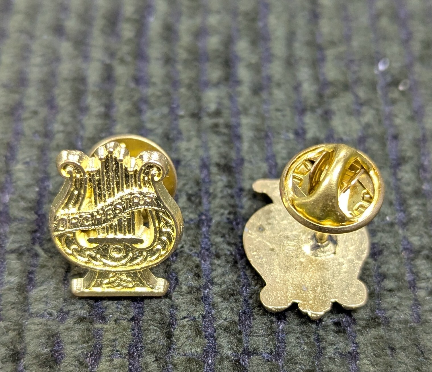 orchestra SCHOOL LETTER JACKET CHENILLE SPORT AWARD PIN