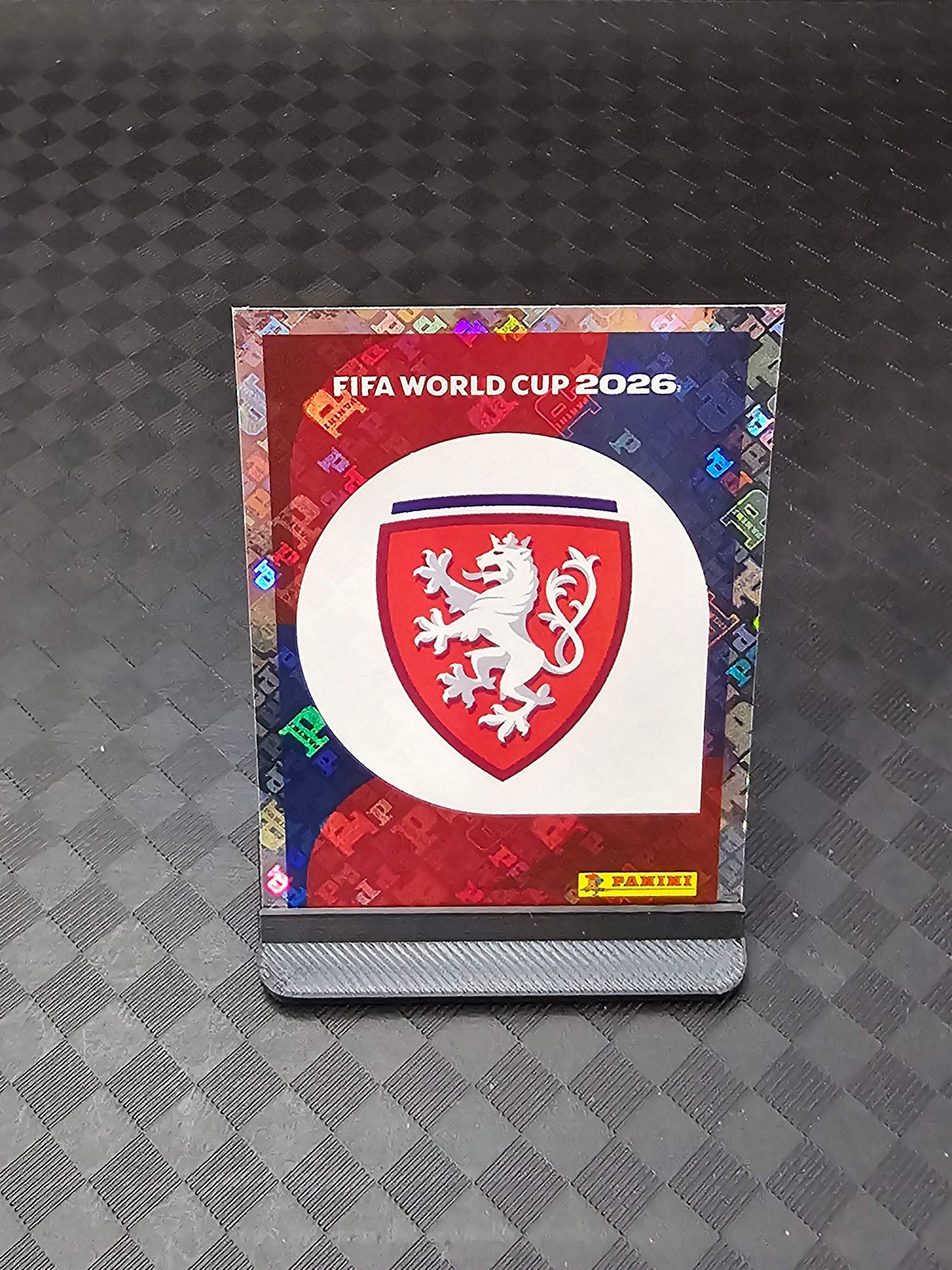 2026 Panini FIFA World Cup Sticker Czech Republic Gold Crumple Exclusive