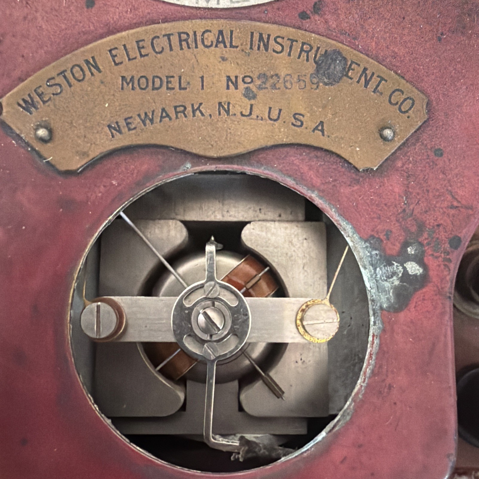 Antique Weston Direct Current Voltmeter, Model No. 1
