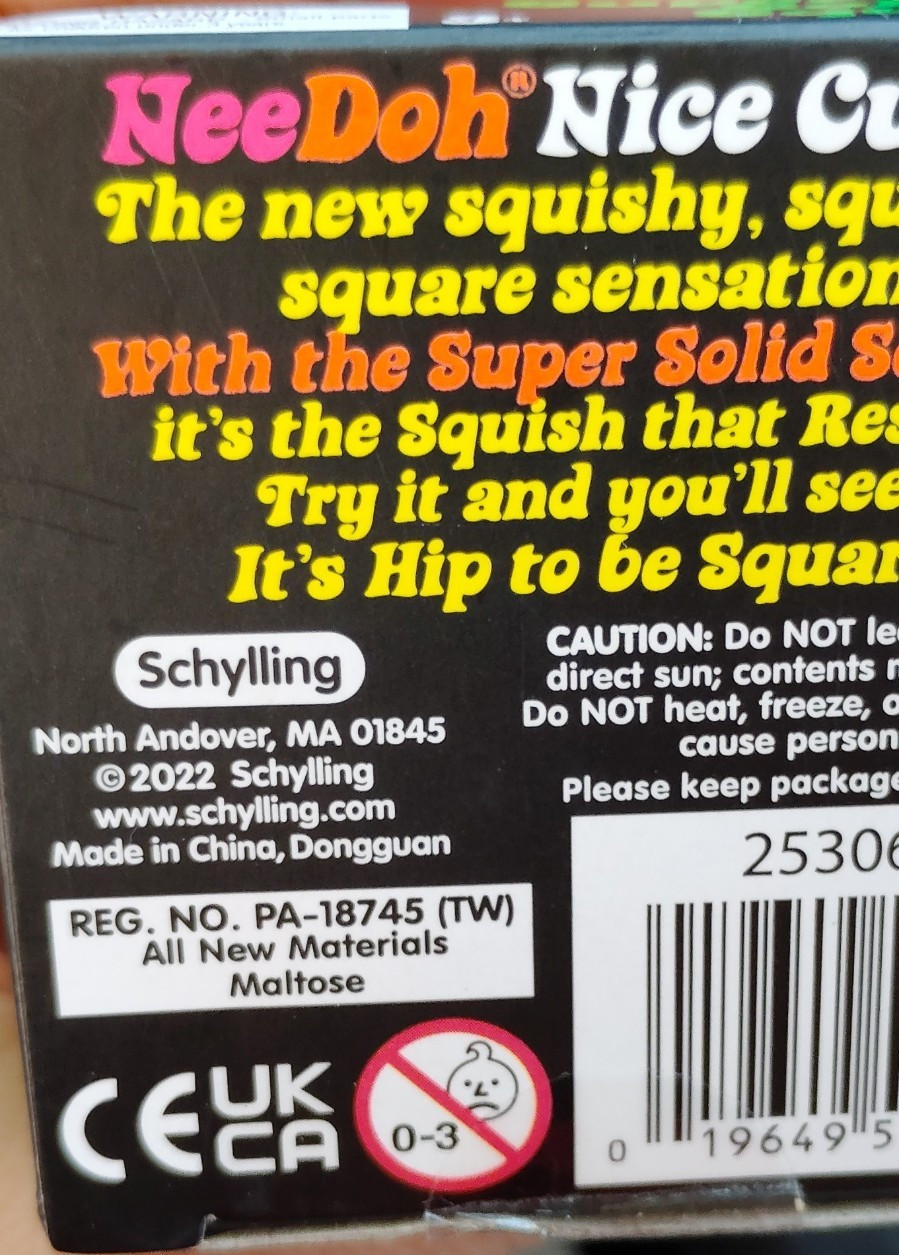 Schylling Super Solid Squish Squeeze Ball Pink Stress Reliever Toy