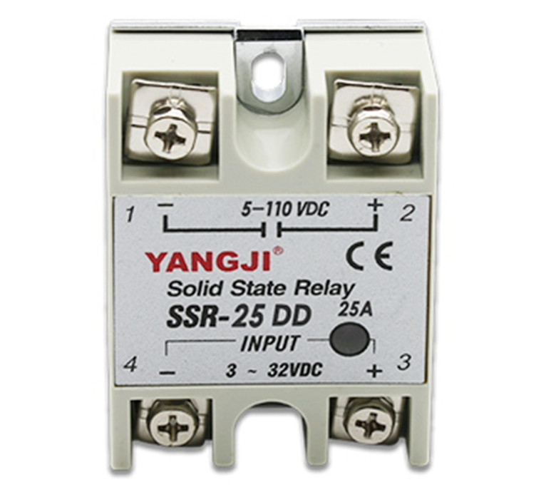 DC controlled DC DC-DC single-phase solid state relay SSR-25DD 25A
