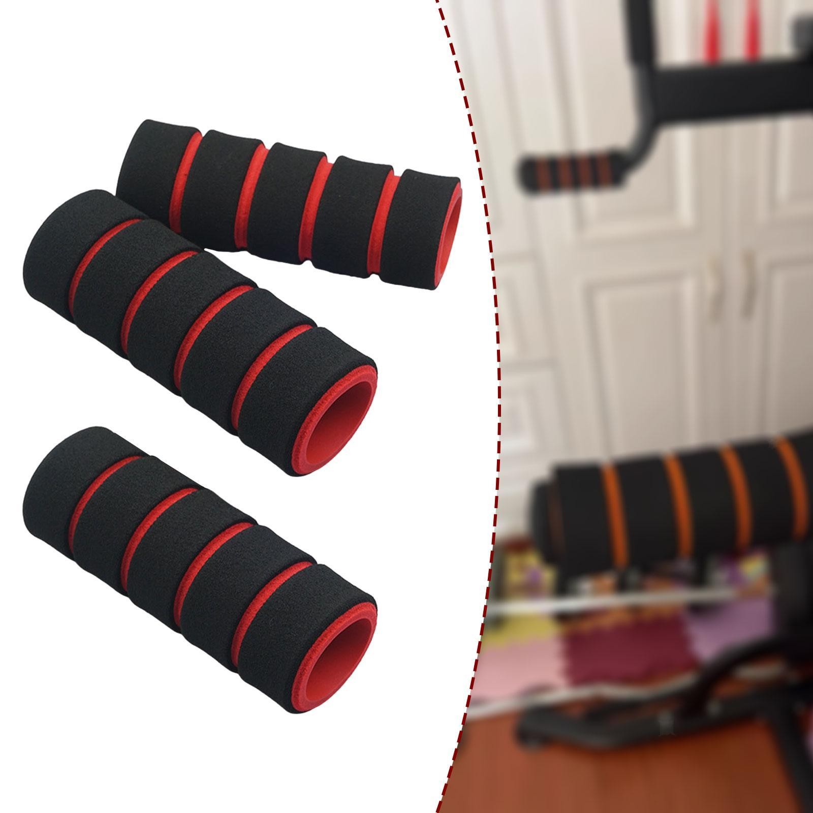 3 Pieces Pull up Bar Grips Thick Pull up Bar Foam Padding for Weight Lifting