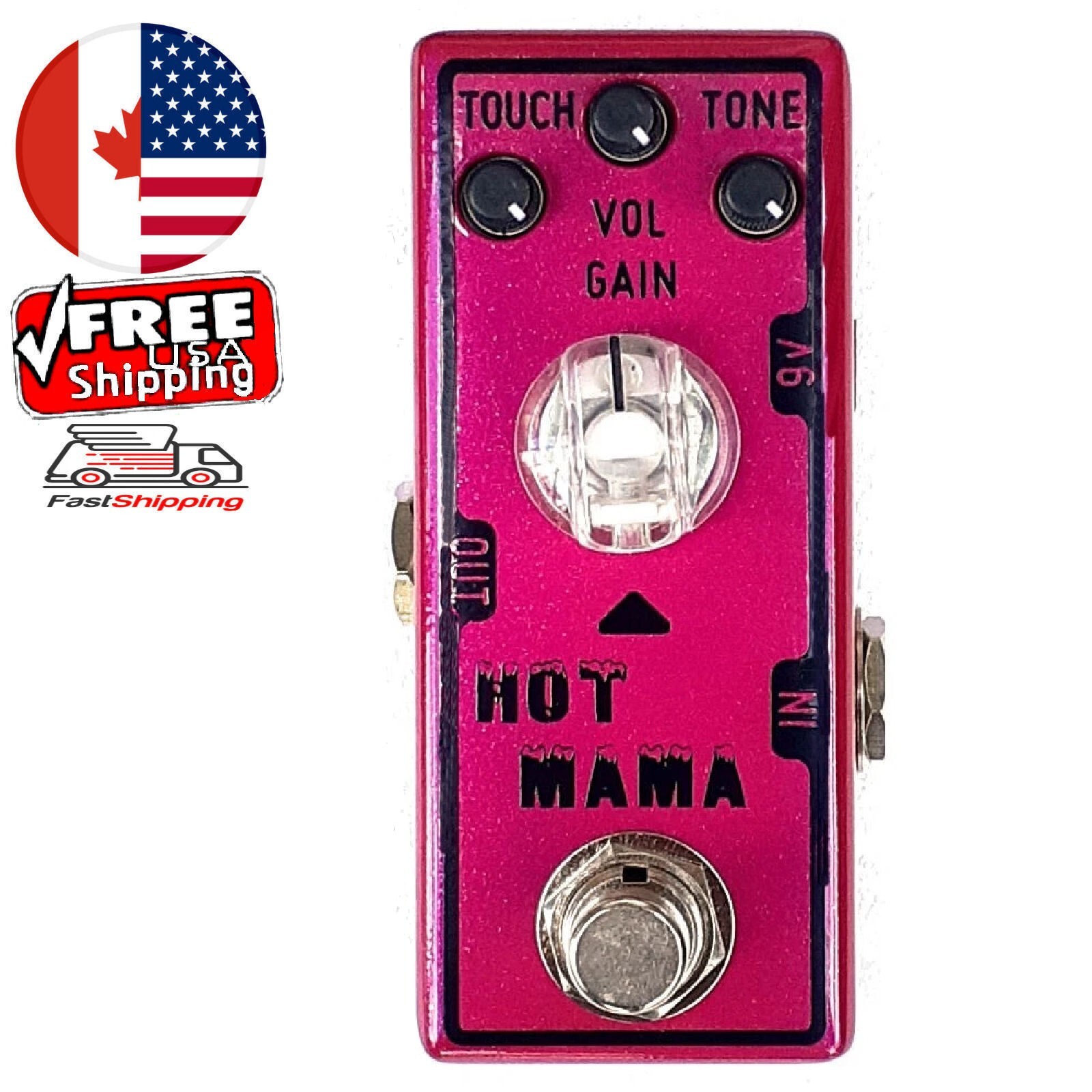 Tone City Hot Mama Distortion / Overdrive Guitar Effect Pedal Superb