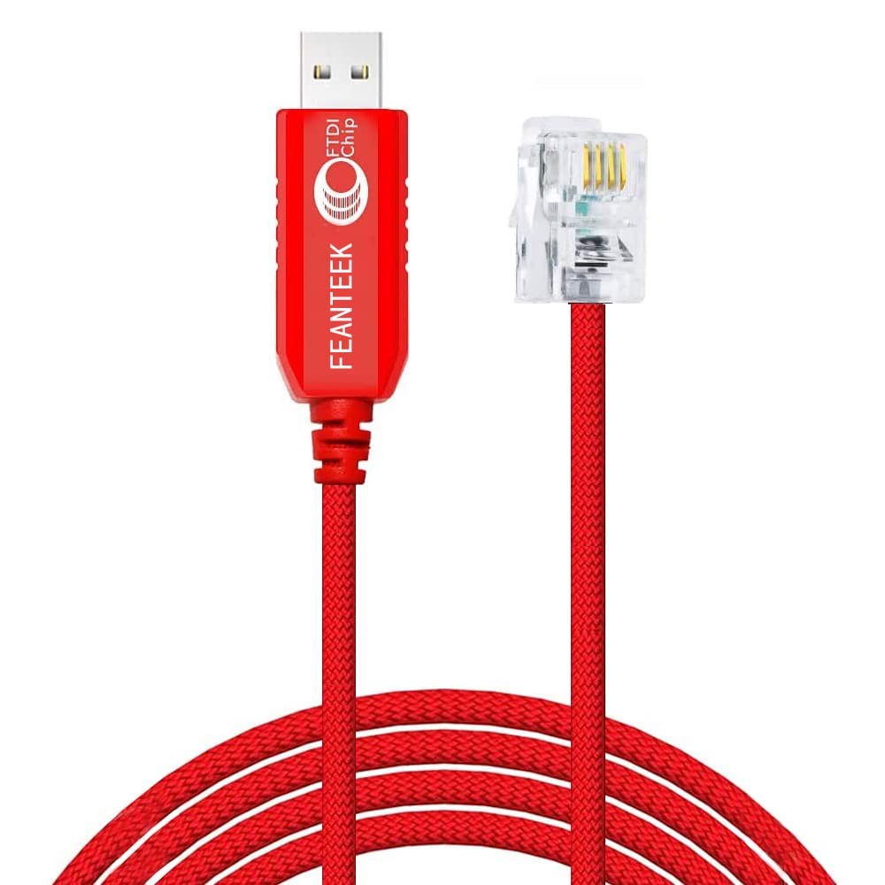 10FT USB to RJ9 Cable for Meade 505 Telescope (LX65, ETX127, ETX125, ETX-90, ...