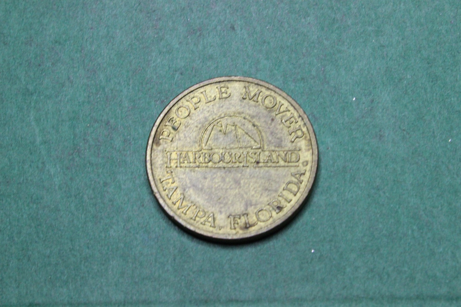 TOKEN-MEDAL-PEOPLE MOVER TOKEN-HARBOR ISLAND-TAMPA, FLORIDA