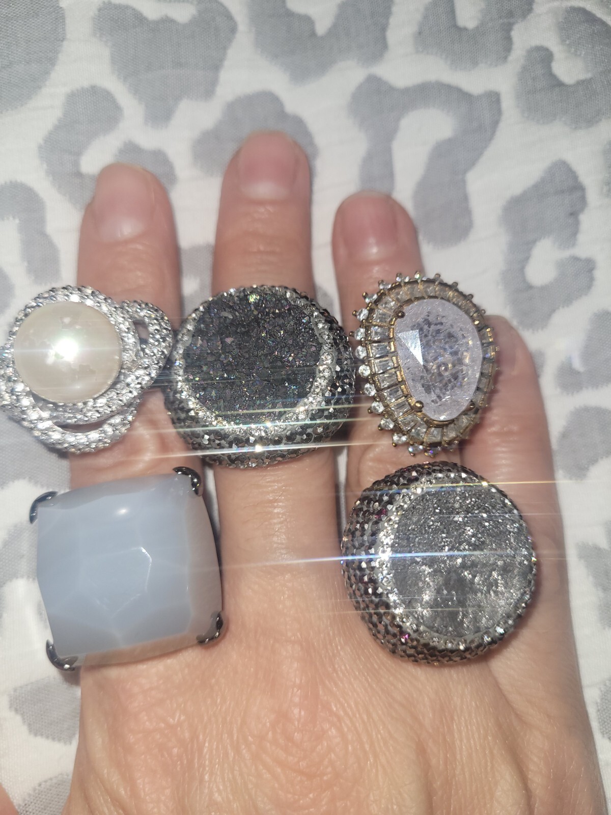 Custom Made Sterling Silver Statement Ring