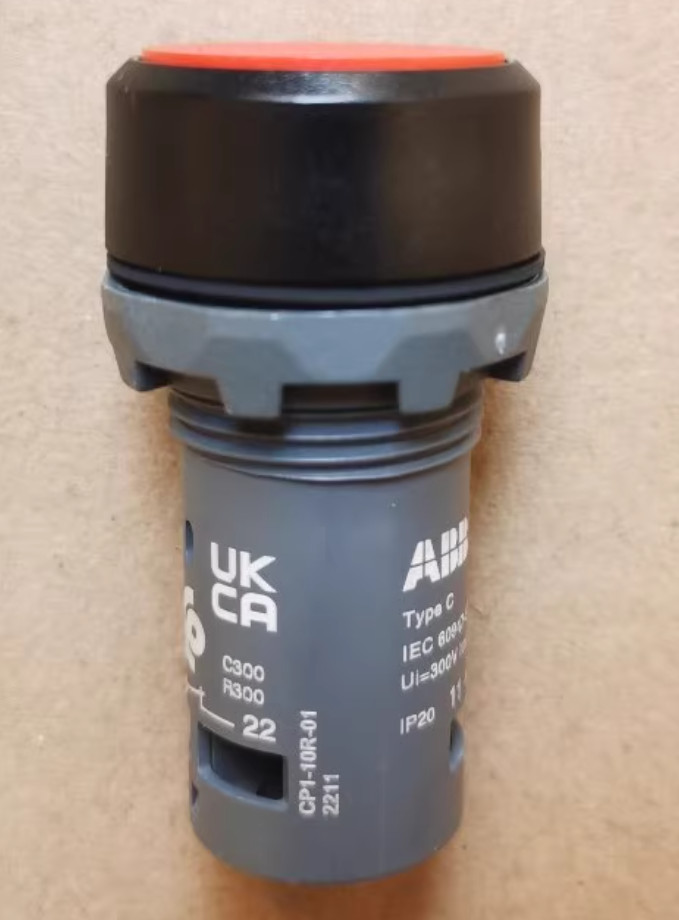 1PC New ABB Red flat button without light CP1-10R-01 1NC #LL