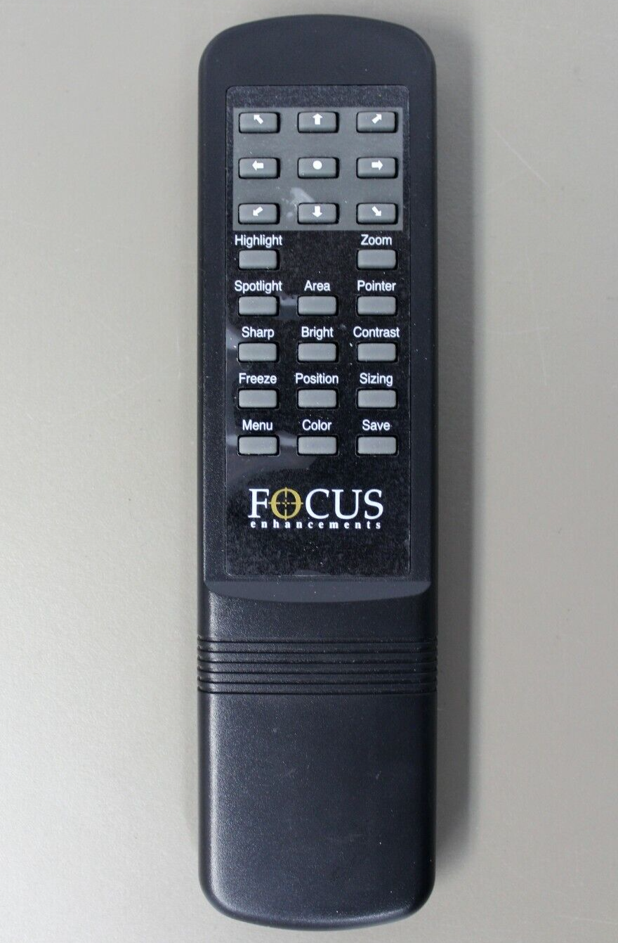 Focus Enhancements RCNN18 Remote Control TView Gold PC to TV B26 DD1808 444-3700