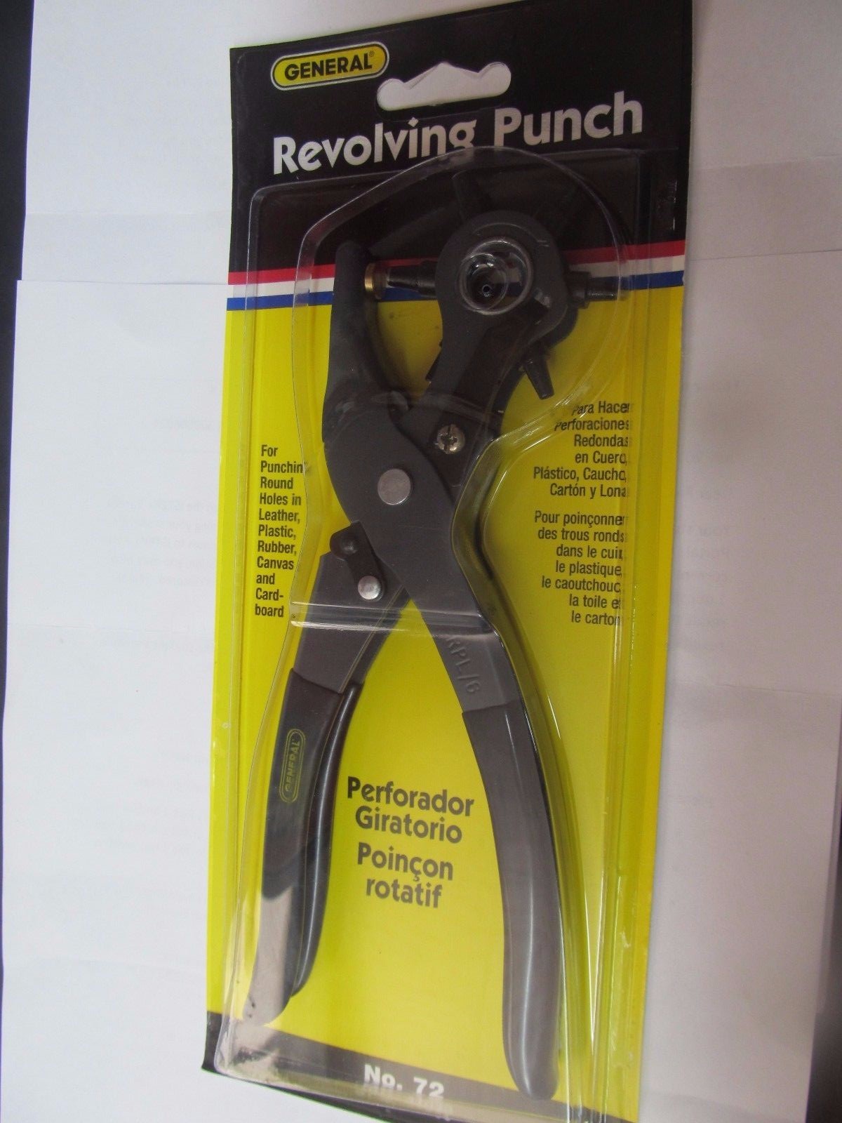 General Revolving Leather working Punch NO. 72 41039