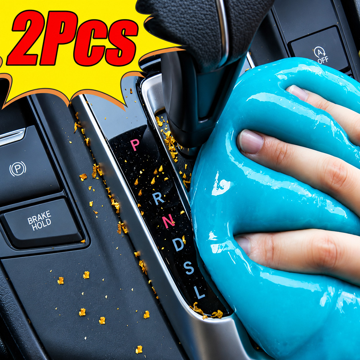 Car Cleaning Gel Dust Remover Auto Interior Air Vent Keyboard Detail Tool US
