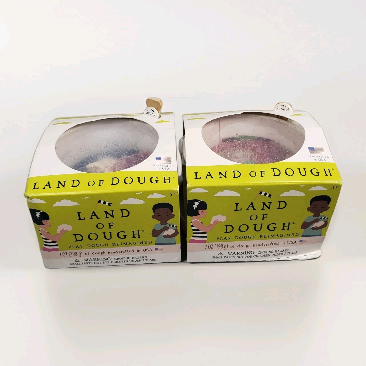 2 Land Of Dough Eco Friendly Play Dough Christmas Themed