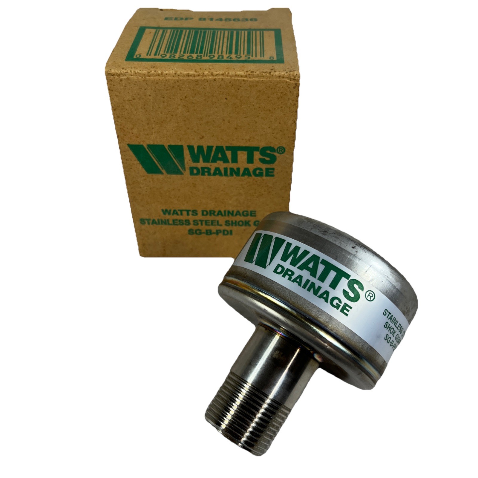 Watts Stainless Steel Water Hammer Arrestor SS B - Part # 8145636 - New in Box