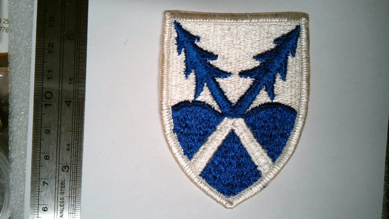 PATCH MILITARY SHOULDER SEW ON COLORED 41ST INFANTRY BRIGADE OLDER