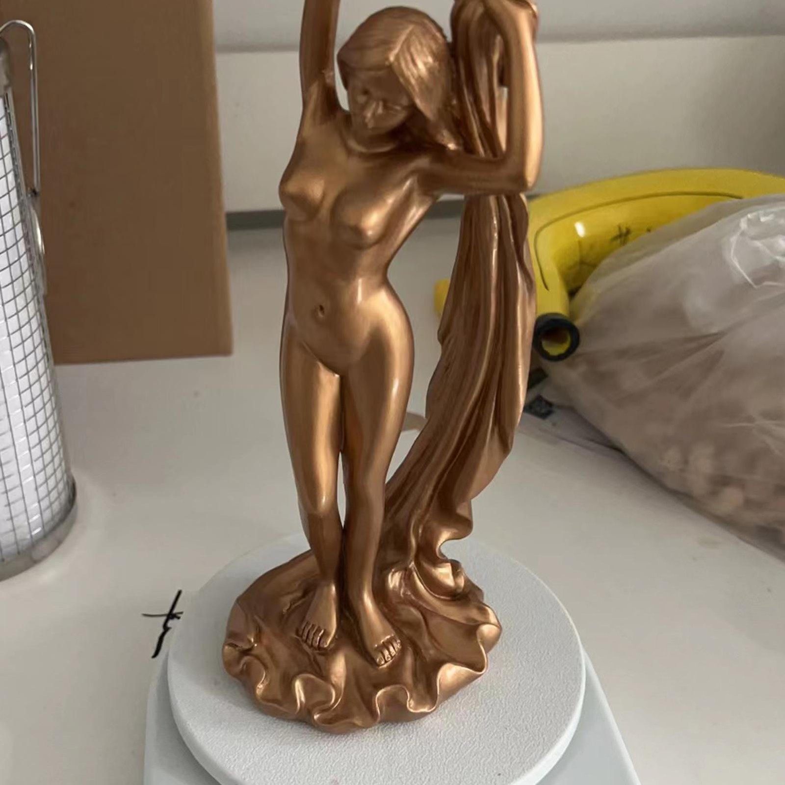 Nude Goddess Ornament Sculpture Statue Decor Goddess Resin Figurine Decor 22cm