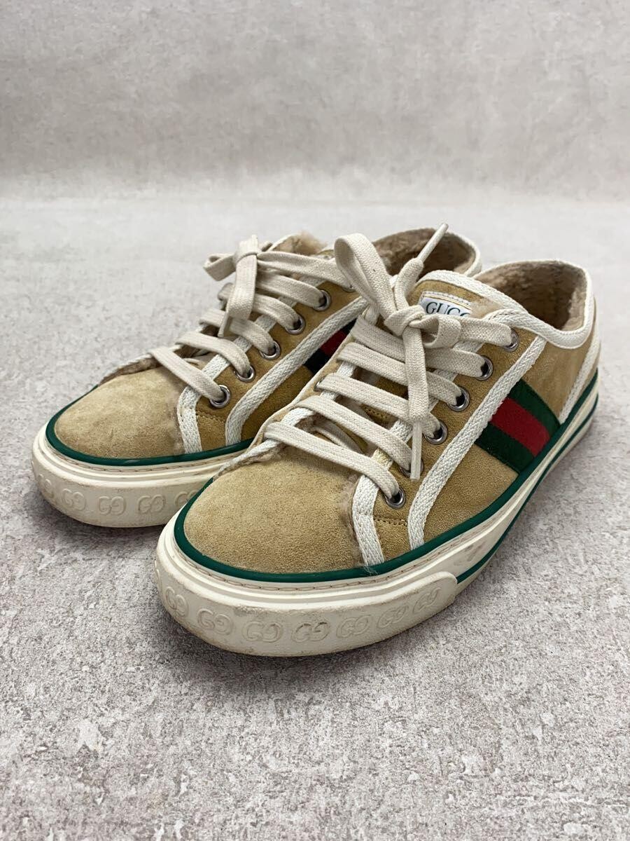 Womens GUCCI GUCCI Low cut Sneakers KHK 649326