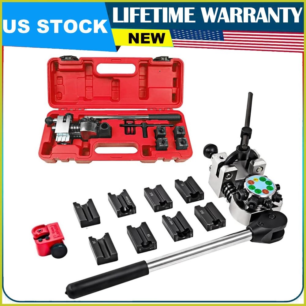 Professional Brake Line Flaring Tool Repair for 3/16", 1/4", 5/16", 3/8" Tube US
