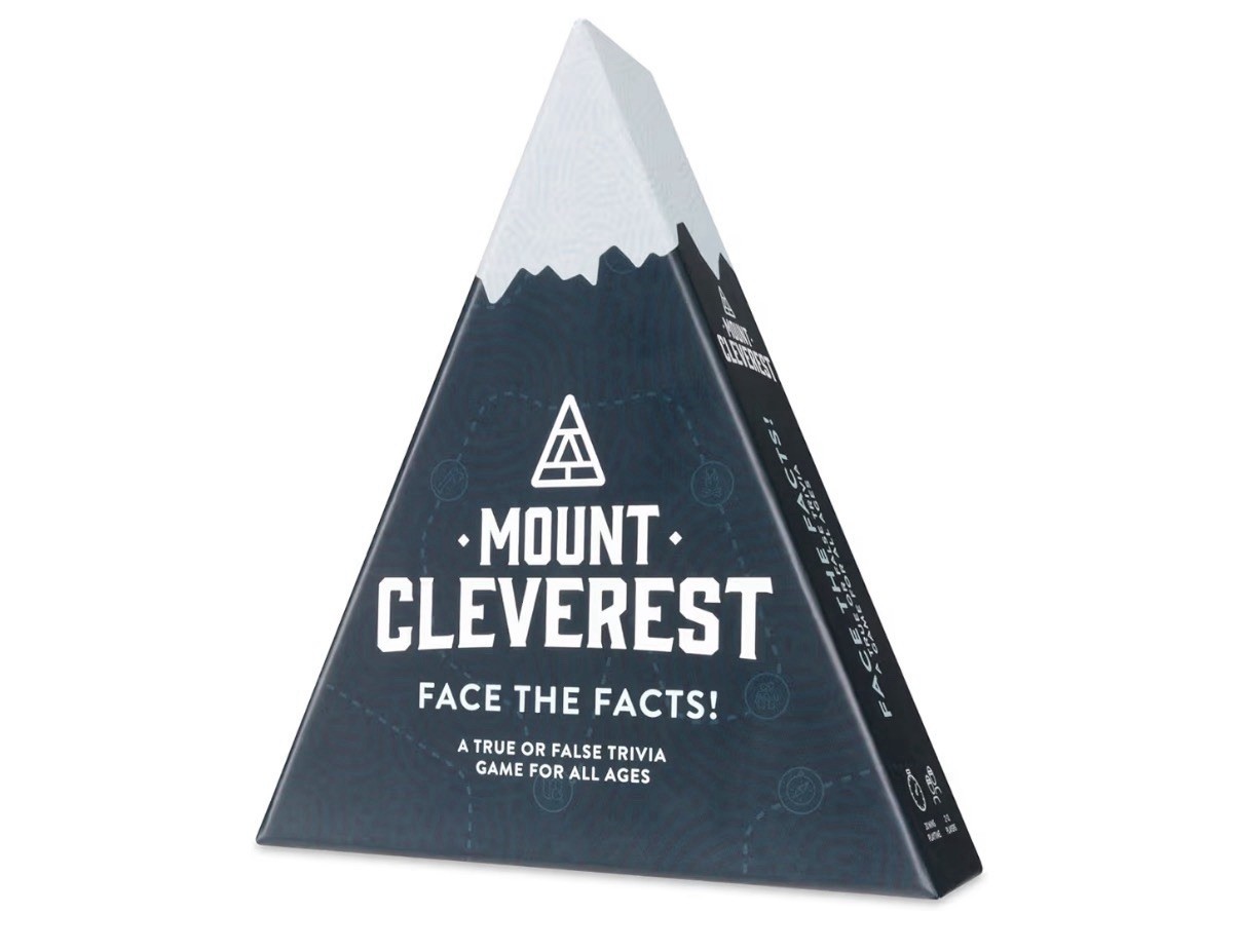 Mount Cleverest Original/Movies/Geography Edition Family Party Card Trivia Game