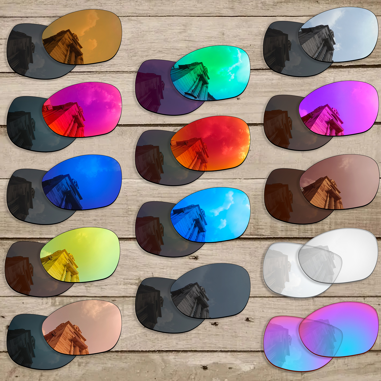 Polarized Replacement Lenses Rubber kit for-Oakley Crosshair New 2012 OO4060