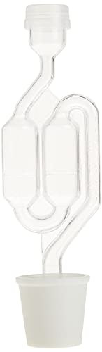 2 Pack Automatic Clear Airlock Bubbler Bottle Opener for Fermentation