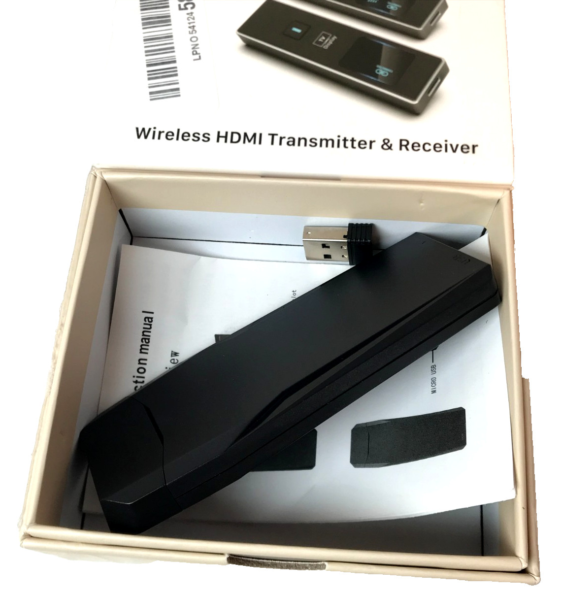 Wireless HDMI Transmitter and Receiver Kit 1080P Streaming Universal Dongle