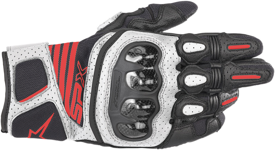 Alpinestars SP-X V2 Air Carbon Gloves 3XL Black Red White 3567319-1231-3X