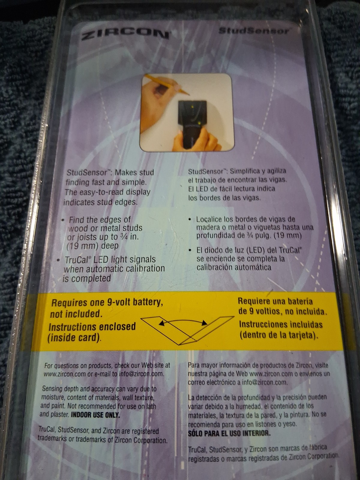 Zircon Stud Sensor - Stud Finder Brand new