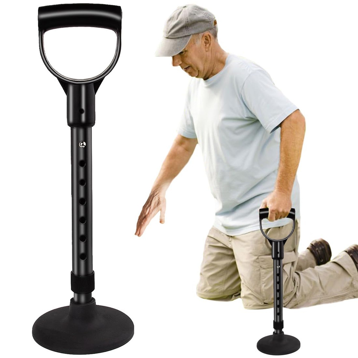 Mobility Aids Tool, Adjustable Mobile Standing Aid, Portable Aid for The Elde...