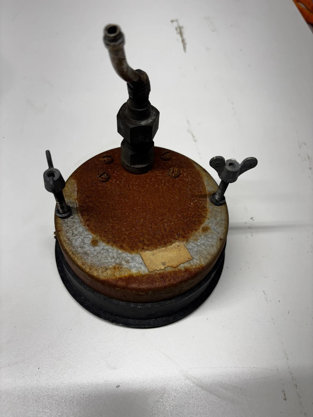 1930's  BRITISH BUDENBERG VACUUM PRESSURE GAUGE - STEAM PUNK
