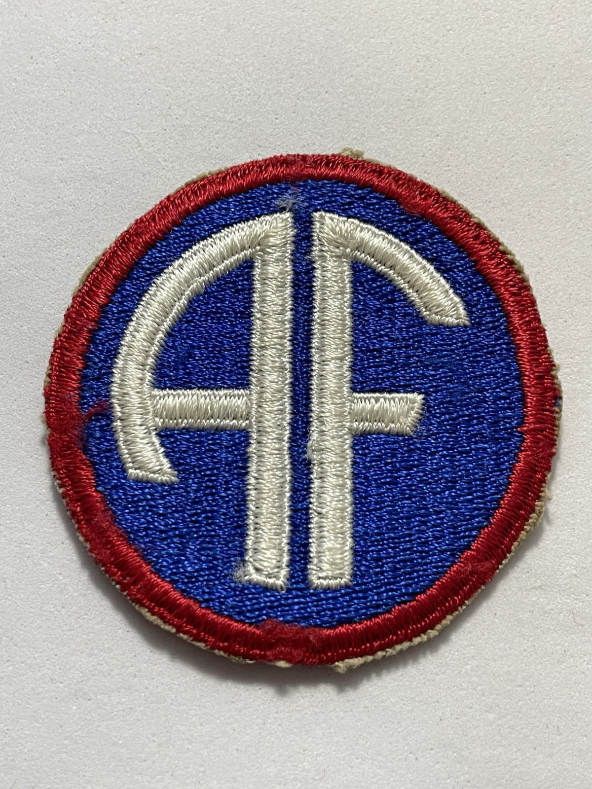 Vtg WW2 U.S. Army Allied Force Headquarters SSI Color Cut-Edge Patch #081225-4