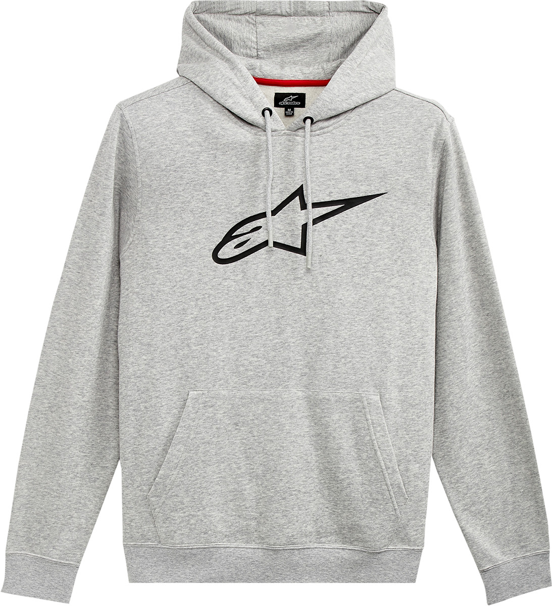 ALPINESTARS Ageless Pullover Hoodie Heather Gray Black 2XL 12125132011262X