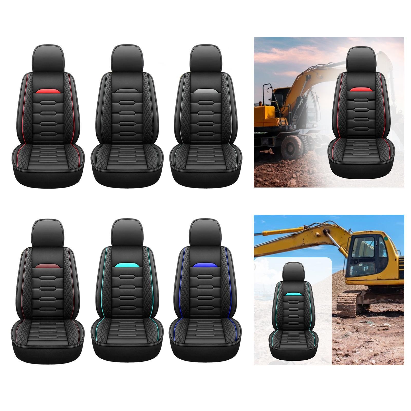 Excavator Seat Cover Equipment Compatible Simple Installation Direct Replace