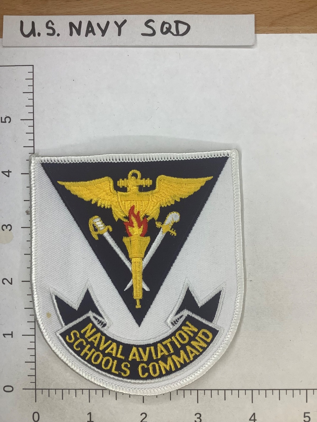 US NAVAL AVIATION SCHOOLS COMMAND PATCH