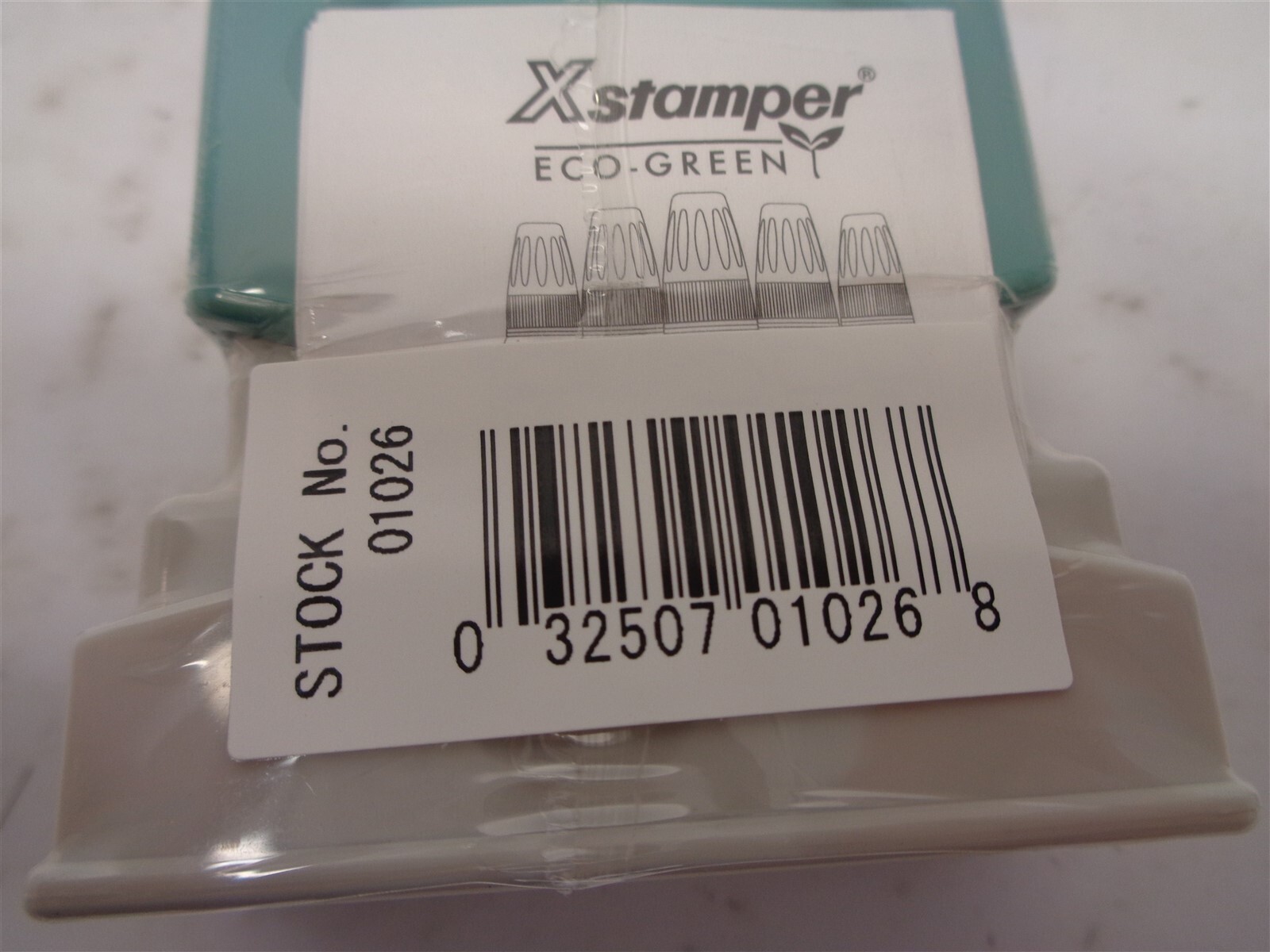 Xstamper Pre-Inked Stamp Completed Blue Ink No. 01026