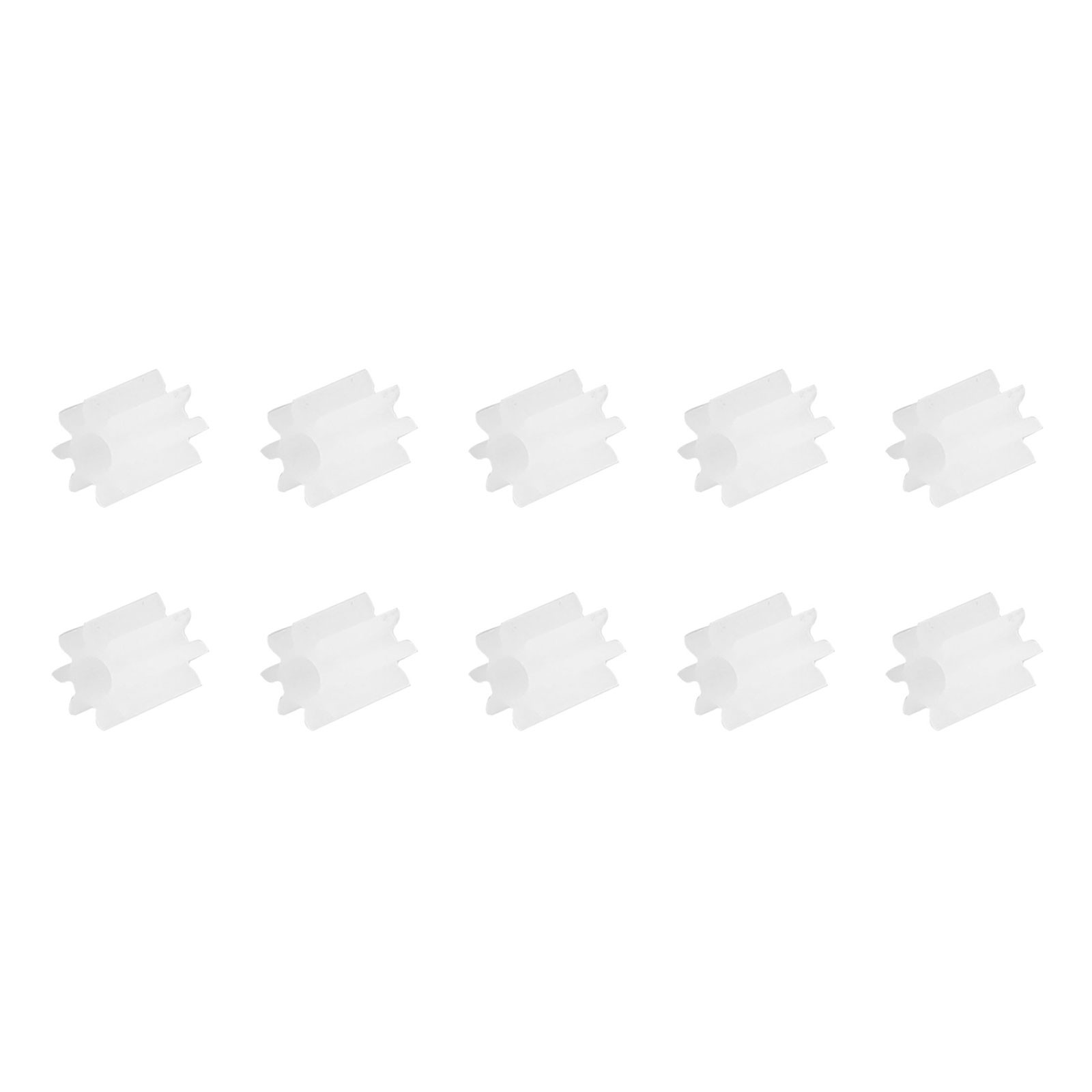 10 Pack 8 Teeth Plastic Gears Model Reduction Gear Plastic Worm Gears