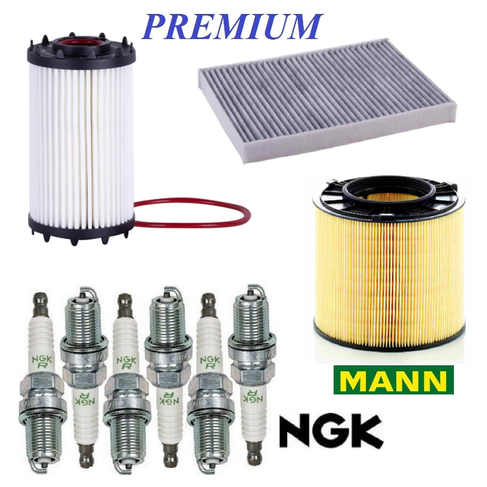 Tune Up Kit Filters Spark Plugs for AUDI SQ5 V6 3.0L 2018-2024