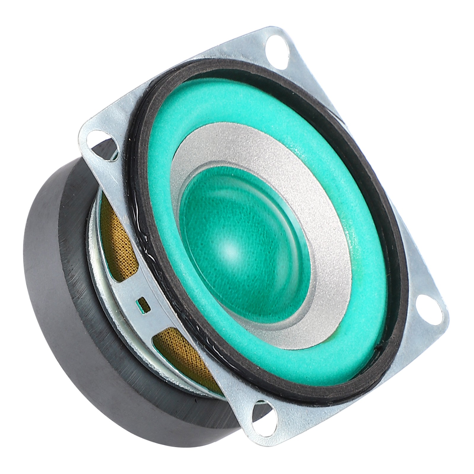 4Pcs 5W 3Ohm Small Speakers Square Micro External Magnet Speaker 45mm Green