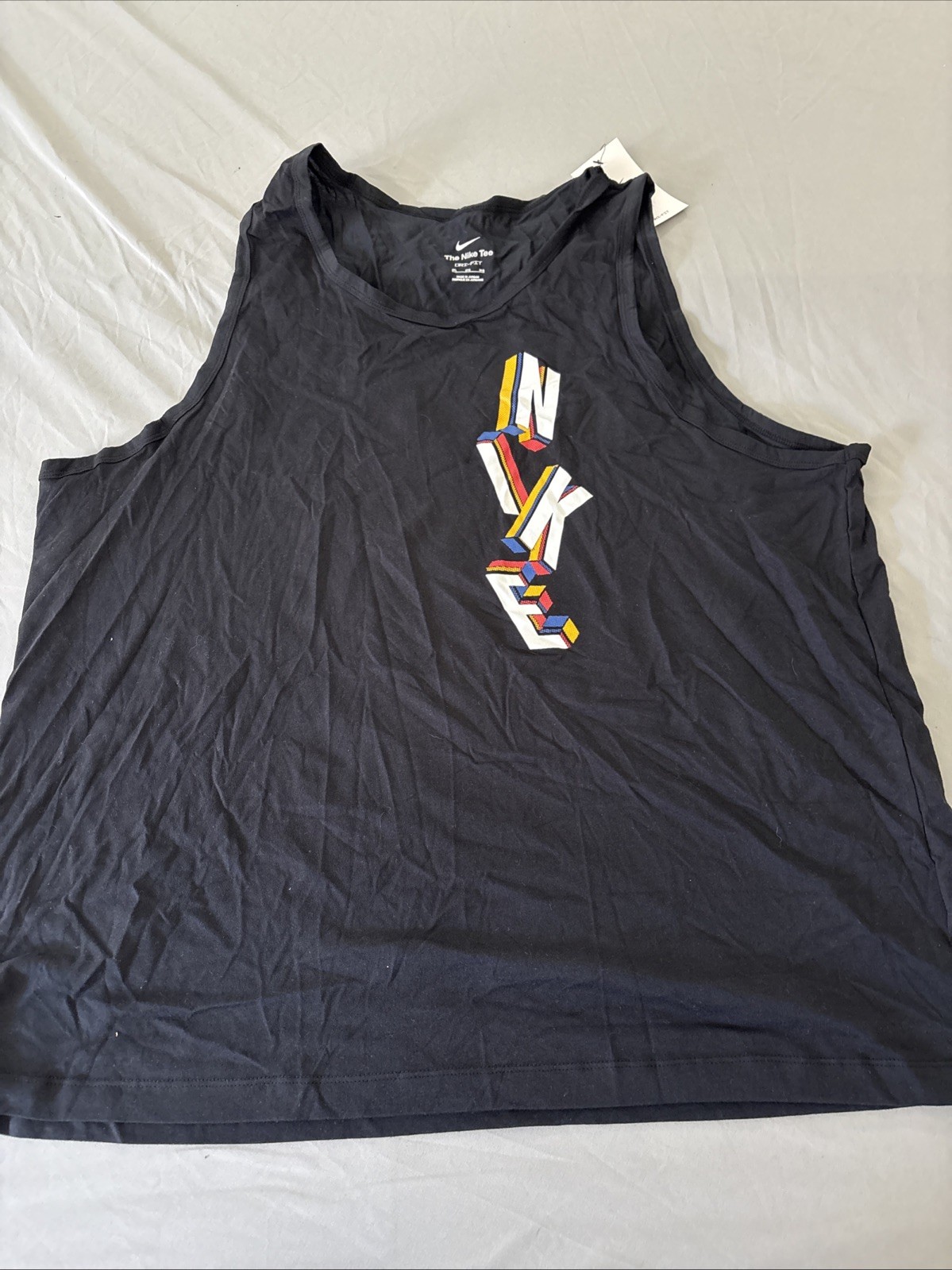 Nike Dri-FIT Men's Graphic Training Tank DM6241-010 3XL