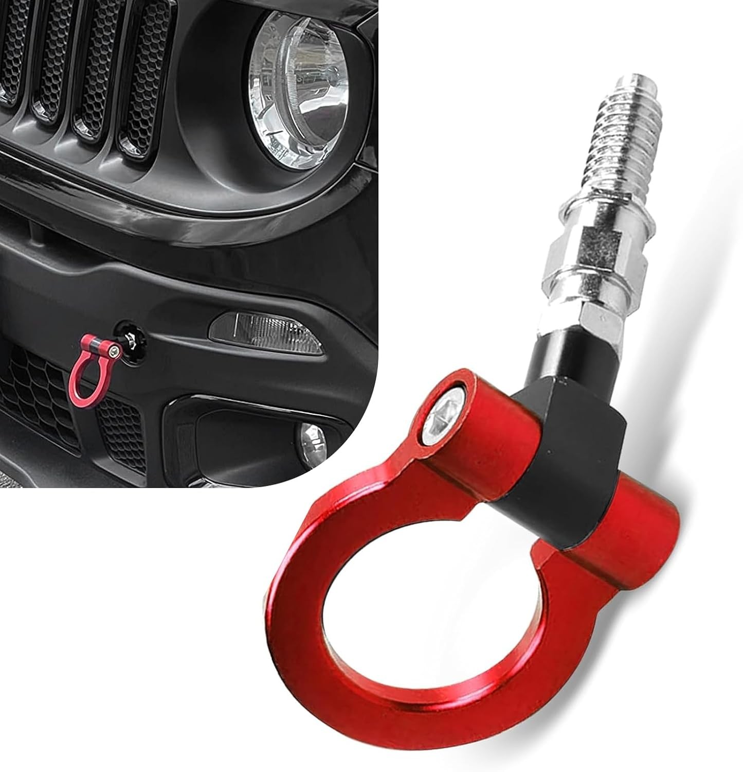 Front Trailer Tow Hook, Modified Bumper Pull Ring, Pack-1, BMW 3 Series F30 316