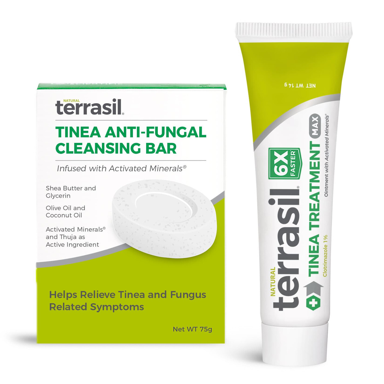 Serious Tinea Treatment 2-Product System by Terrasil - Tinea Relief 6X Faster