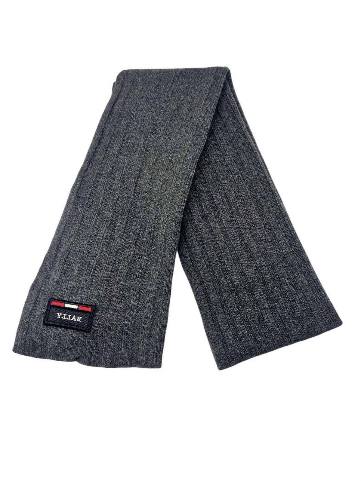 Bally Men's Knit Wool Scarf Size One Size