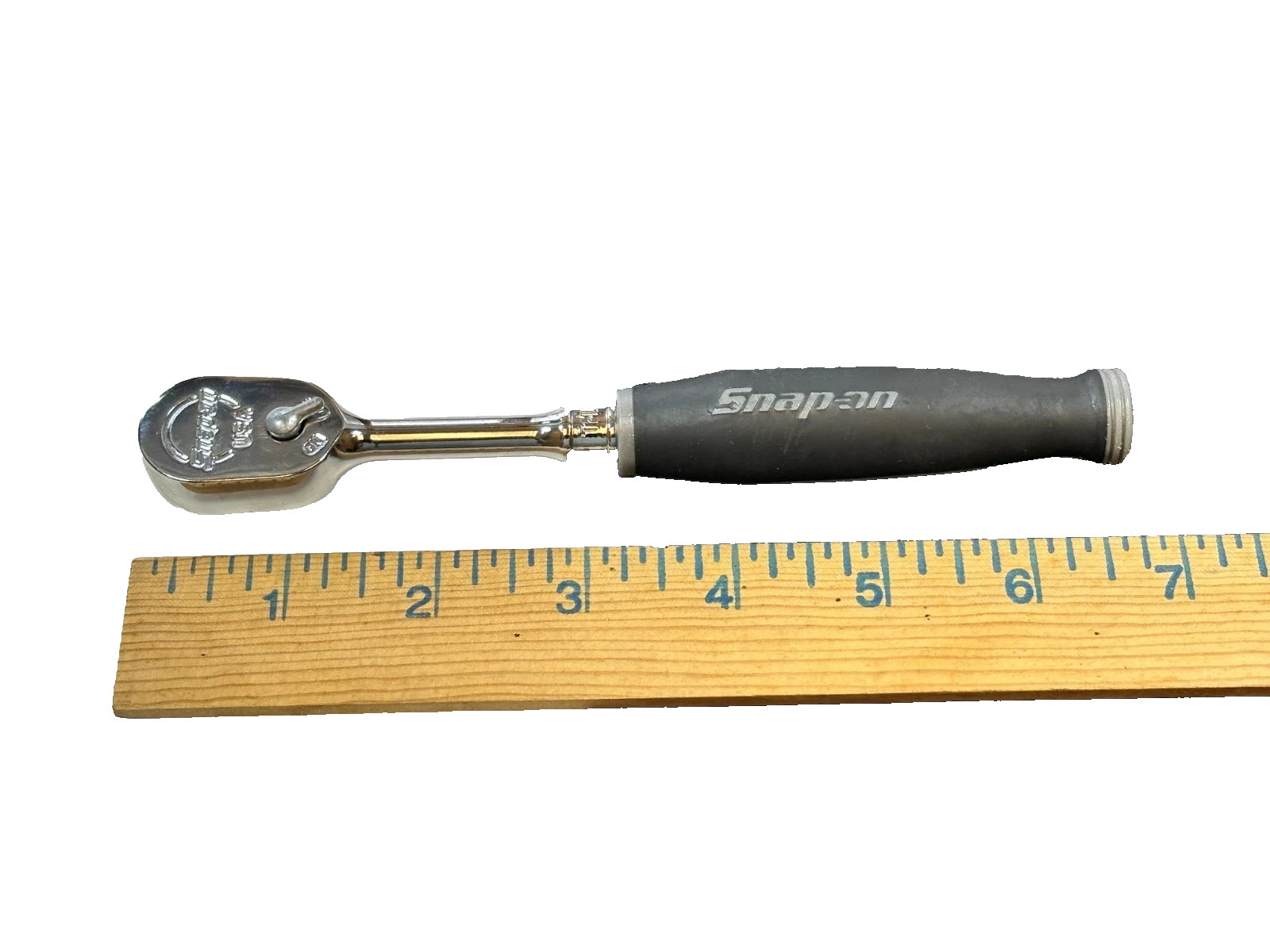 Snap-on Tools DARK TITANIUM 1/4" Drive Soft Grip Fixed Head Ratchet THL72DT NEW